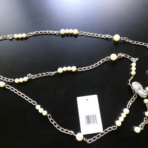 Liz Claiborne Chain Pearl Belt